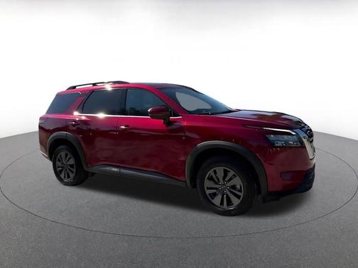 Scarlet Ember Tintcoat 2025 Nissan Pathfinder SV FWD