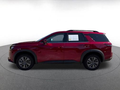 Scarlet Ember Tintcoat 2025 Nissan Pathfinder SV FWD