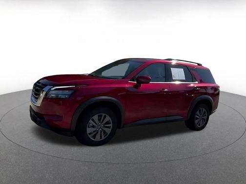 Scarlet Ember Tintcoat 2025 Nissan Pathfinder SV FWD