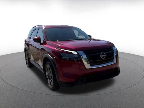 Scarlet Ember Tintcoat 2025 Nissan Pathfinder SV FWD