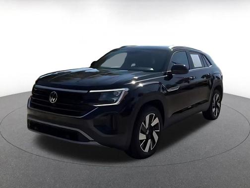 deep black pearl 2026 Volkswagen Atlas Cross Sport 2.0T SE w/Technology