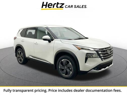 Everest White Pearl 2025 Nissan Rogue SV