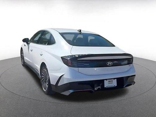 Serenity White 2025 Hyundai SONATA Hybrid SE