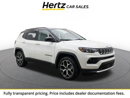 Bright White Clearcoat 2025 Jeep Compass Limited