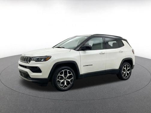 Bright White Clearcoat 2025 Jeep Compass Limited
