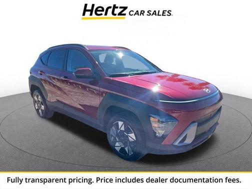 Ultimate Red Metallic 2025 Hyundai KONA SEL
