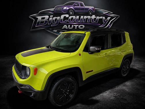 Hypergreen Clearcoat 2018 Jeep Renegade Trailhawk