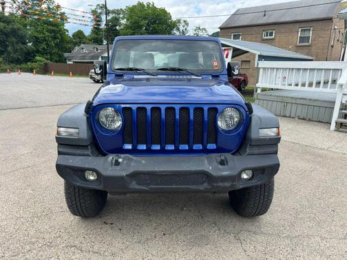 Blue 2018 Jeep Wrangler Unlimited Sport