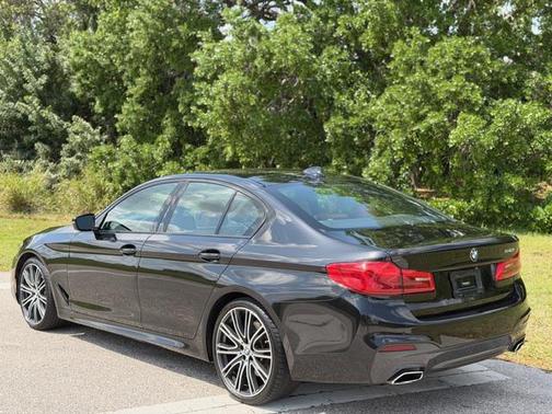 Black 2020 BMW 540 540i Sedan
