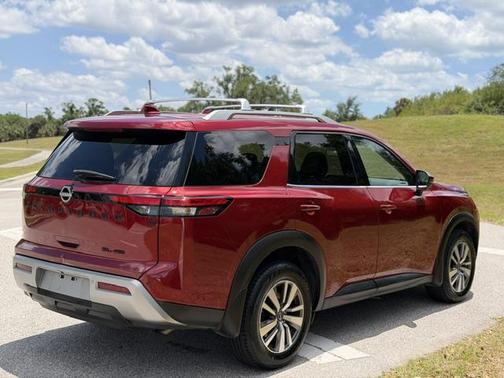 Burgundy 2023 Nissan Pathfinder SL 4WD