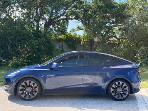 Deep Blue Metallic 2020 Tesla Model Y Long Range Dual Motor All-Wheel Drive