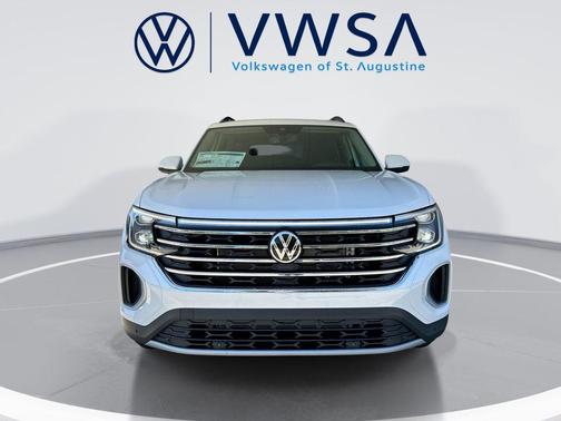 opal white pearl 2026 Volkswagen Atlas 2.0T SE w/Technology