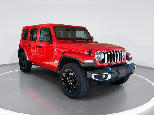 Firecracker Red Clearcoat 2024 Jeep Wrangler 4xe Sahara