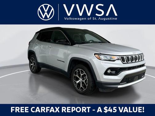 Silver Zynith Metallic Clearcoat 2024 Jeep Compass Limited