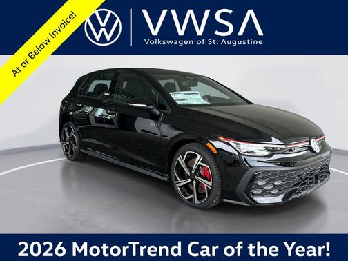 Mythos Black Metallic 2026 Volkswagen Golf GTI 2.0T SE DSG