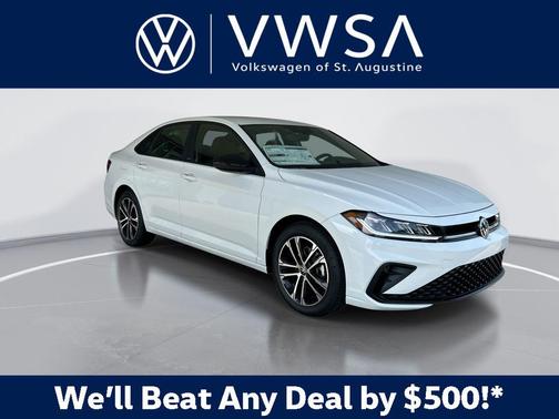 Pure White 2026 Volkswagen Jetta 1.4T S