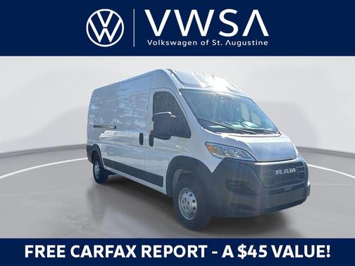 Bright White Clearcoat 2023 RAM ProMaster 2500 High Roof