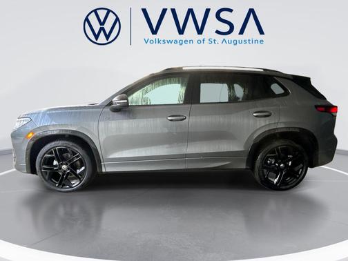 platinum gray metallic 2026 Volkswagen Tiguan 2.0T SE R-Line Black