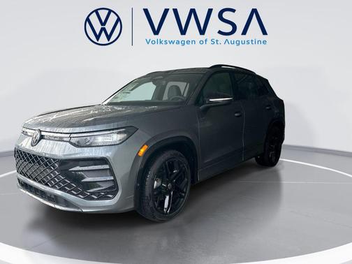 platinum gray metallic 2026 Volkswagen Tiguan 2.0T SE R-Line Black