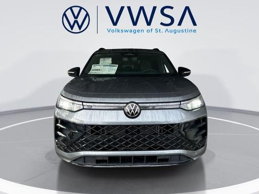 platinum gray metallic 2026 Volkswagen Tiguan 2.0T SE R-Line Black