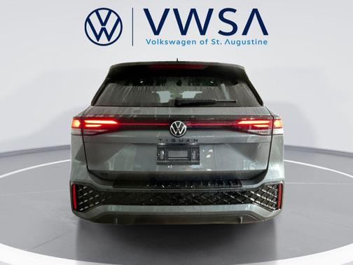 platinum gray metallic 2026 Volkswagen Tiguan 2.0T SE R-Line Black