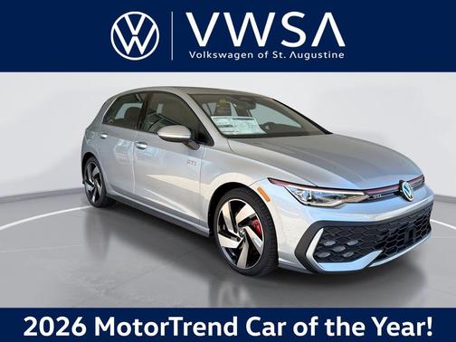 alpine silver metallic 2026 Volkswagen Golf GTI 2.0T S DSG