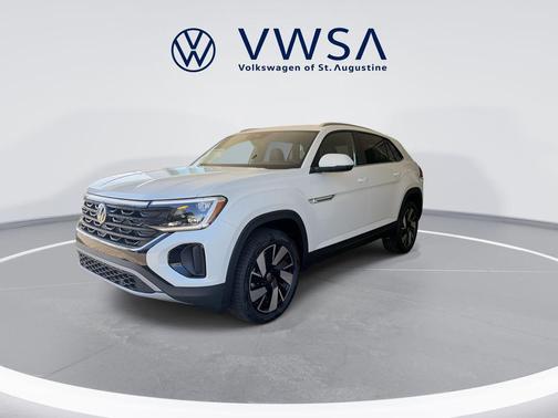 Opal White Pearl 2026 Volkswagen Atlas Cross Sport 2.0T SE w/Technology