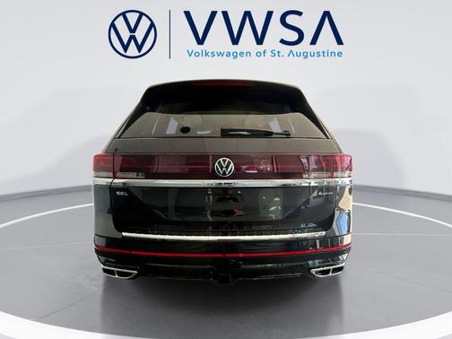 Deep Black Pearl 2026 Volkswagen Atlas 2.0T SEL Premium R-Line 4MOTION