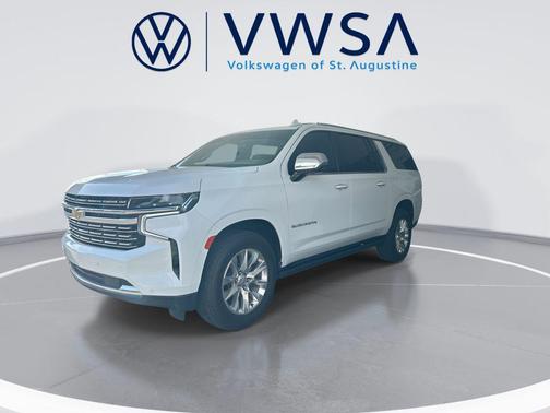 Summit White 2021 Chevrolet Suburban Premier