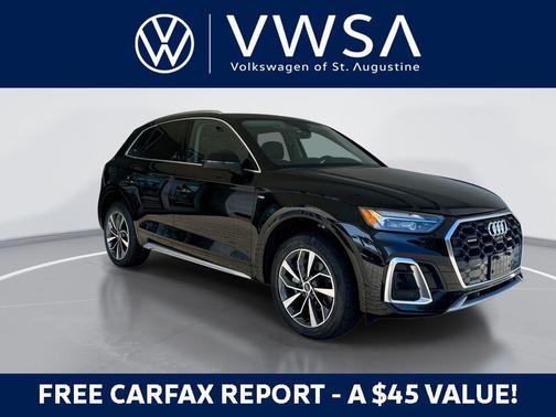 Mythos Black Metallic 2024 Audi Q5 45 S line Premium Plus