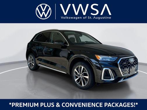 Mythos Black Metallic 2024 Audi Q5 45 S line Premium Plus