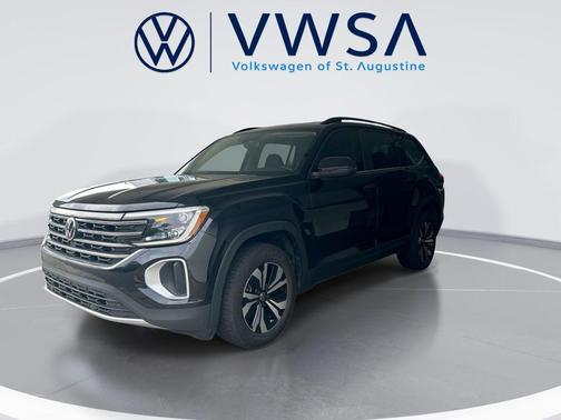 Deep Black Pearl 2024 Volkswagen Atlas 2.0T SE