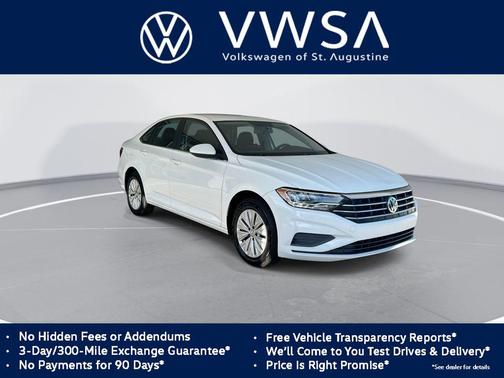 Pure White 2020 Volkswagen Jetta 1.4T S