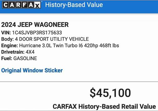 2024 Jeep Wagoneer Series II 4x4