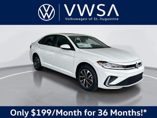 Pure White 2026 Volkswagen Jetta 1.4T S