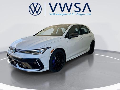 pure white 2026 Volkswagen Golf R 2.0T DSG