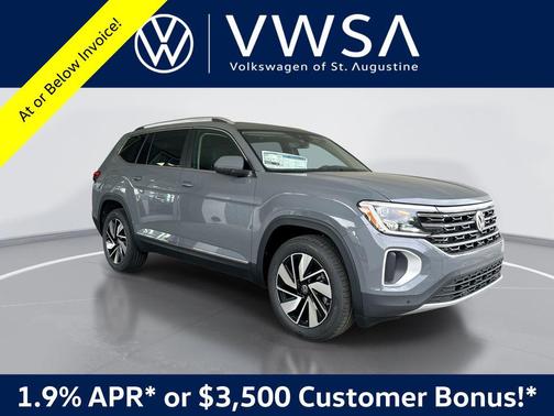 pure gray 2026 Volkswagen Atlas 2.0T SEL