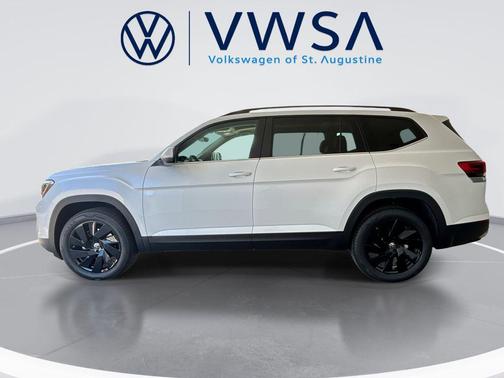 opal white pearl 2026 Volkswagen Atlas 2.0T SE w/Technology