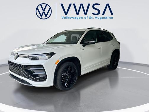 opal white pearl 2026 Volkswagen Tiguan 2.0T SE R-Line Black