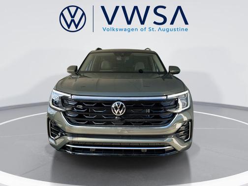Avocado Green Pearl 2026 Volkswagen Atlas 2.0T SEL Premium R-Line 4MOTION