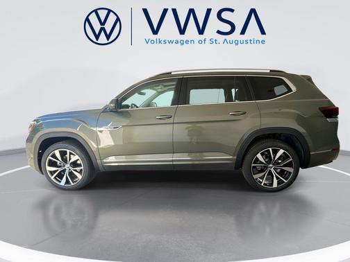 Avocado Green Pearl 2026 Volkswagen Atlas 2.0T SEL Premium R-Line 4MOTION