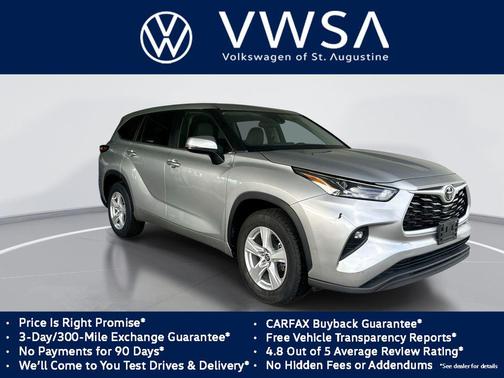 Celestial Silver Metallic 2023 Toyota Highlander LE