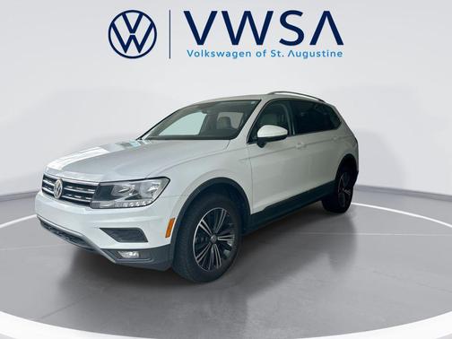 Pure White 2018 Volkswagen Tiguan 2.0T SEL