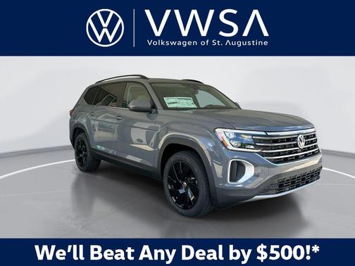 pure gray 2026 Volkswagen Atlas 2.0T SE w/Technology