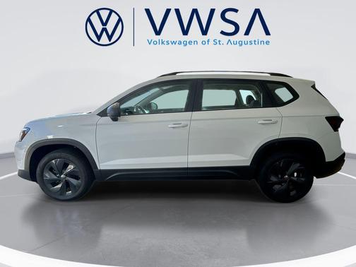 Pure White 2025 Volkswagen Taos 1.5T S
