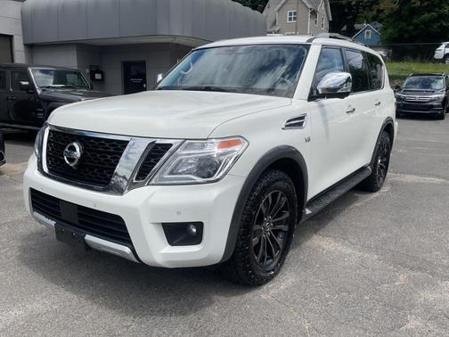 Pearl White 2018 Nissan Armada Platinum