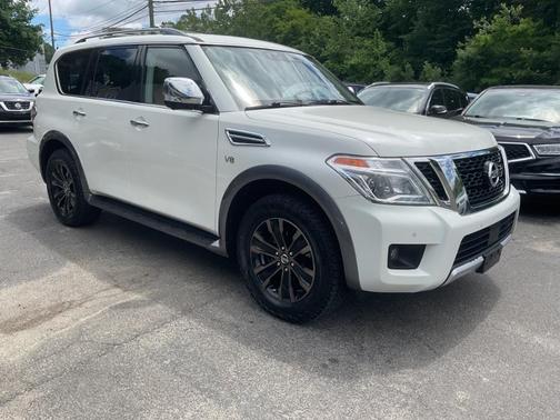 Pearl White 2018 Nissan Armada Platinum
