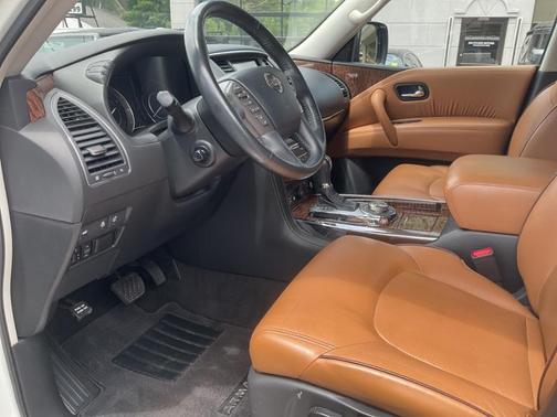Pearl White 2018 Nissan Armada Platinum