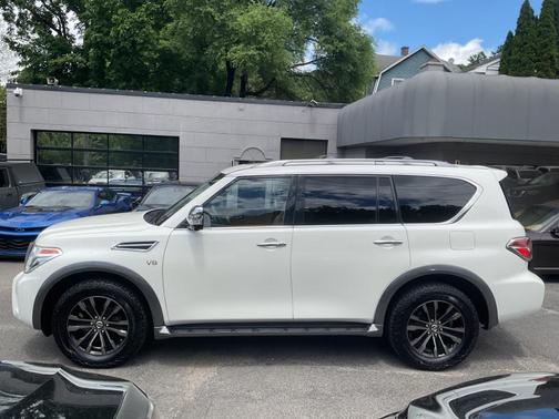 Pearl White 2018 Nissan Armada Platinum