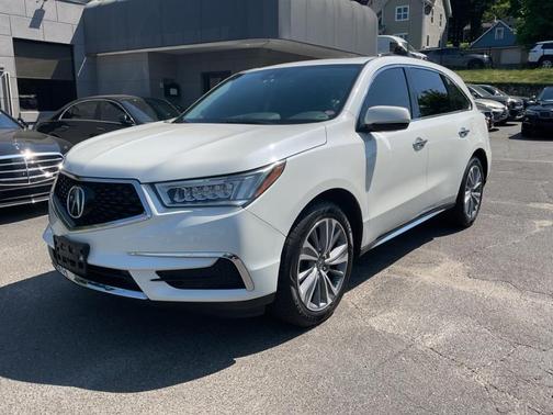 White Diamond Pearl 2017 Acura MDX 3.5L w/Technology Package